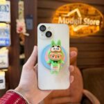 Labubu pop socket (Neon Green)