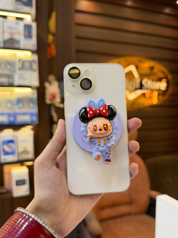 Labubu x Minni mouse pop-socket