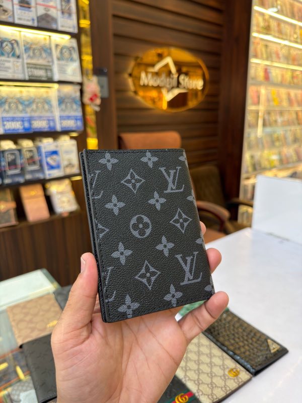 LL.V black & grey passport holder (Bold logo) - Image 3