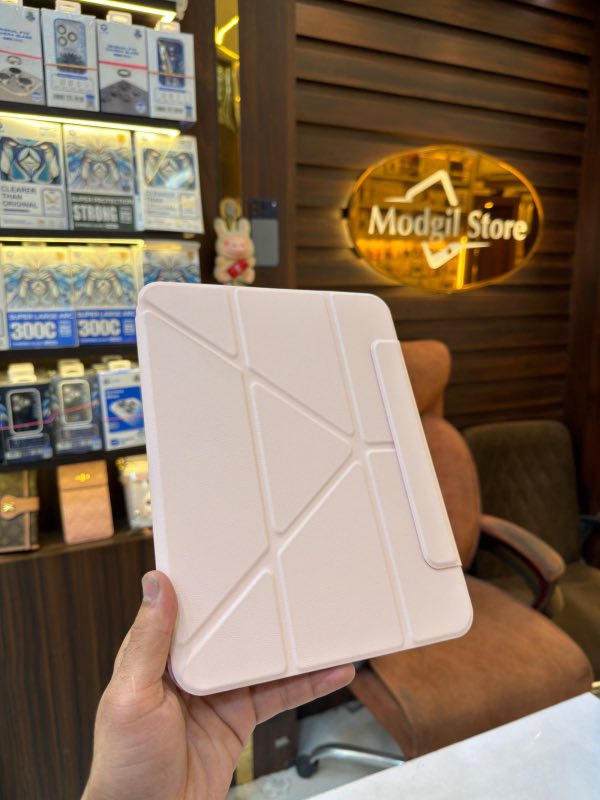 Pink foldable iPad case