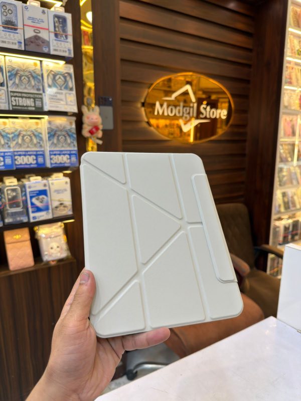 Grey foldable iPad case