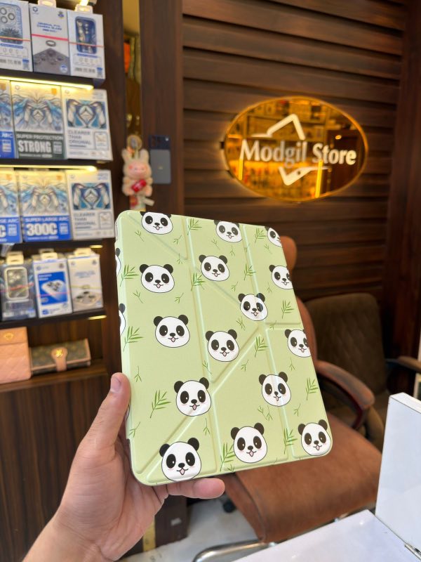 Panda iPad case (Green)