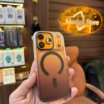 Smokey transparent case with mag-safe (Black)