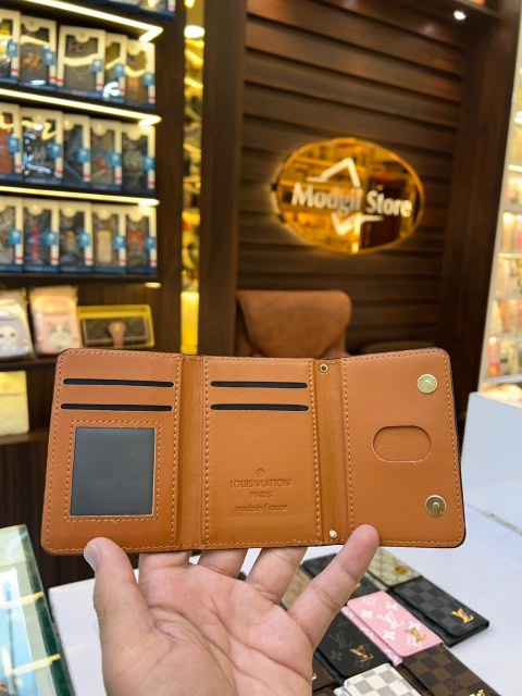 LL.V 3 fold card holder (Check) - Image 2