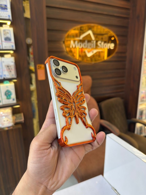 Butterfly metal case (Orange) - Image 4