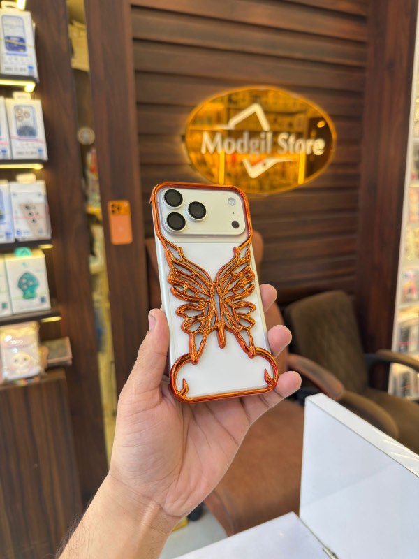 Butterfly metal case (Orange) - Image 2