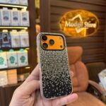 Swarovski stone case (Black)