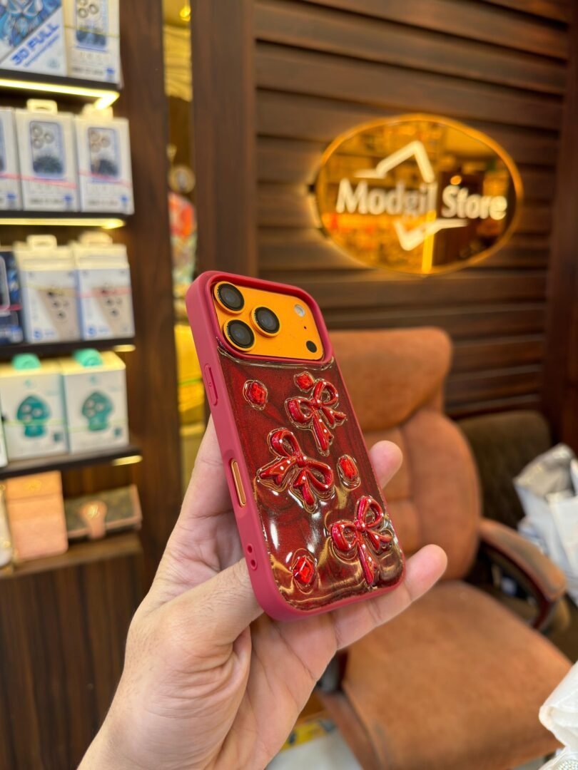 Red Bow embossed case – Modgil Store