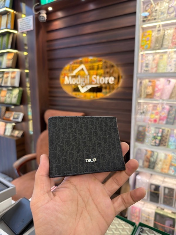 D.OR wallet (Black woven) - Image 3