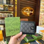 GG wallet woven texture