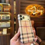 BRBRY leather texture case