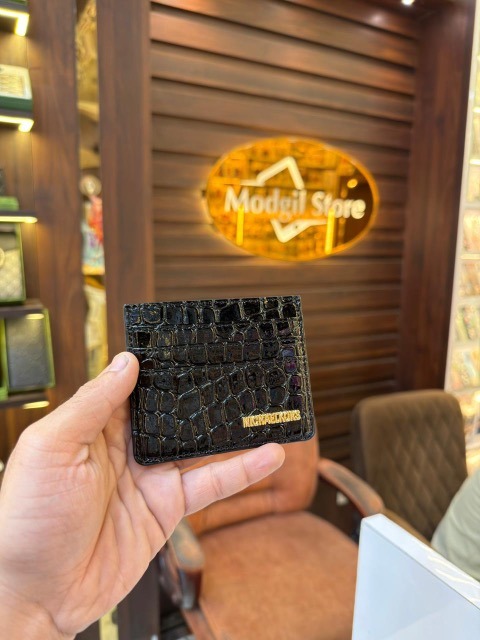 M.K cardholder (Slimmest) (Black)