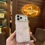 Pearl & butterfly case (Pink)